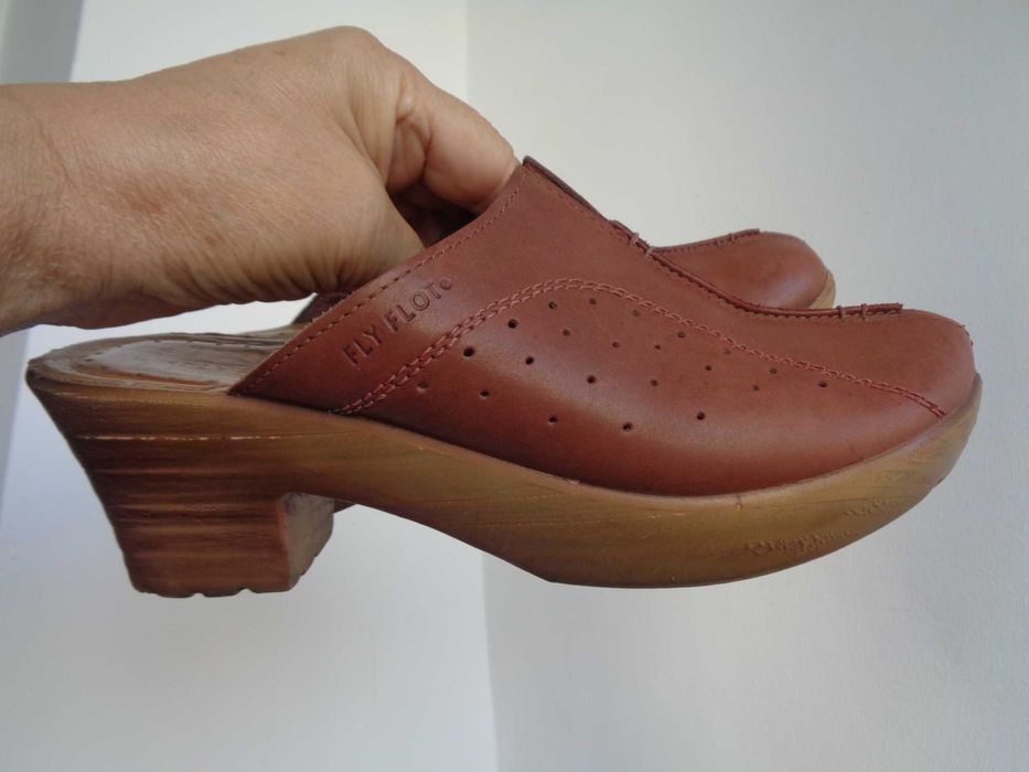 сабо Італія нат шкіра 25, 5см добр стан