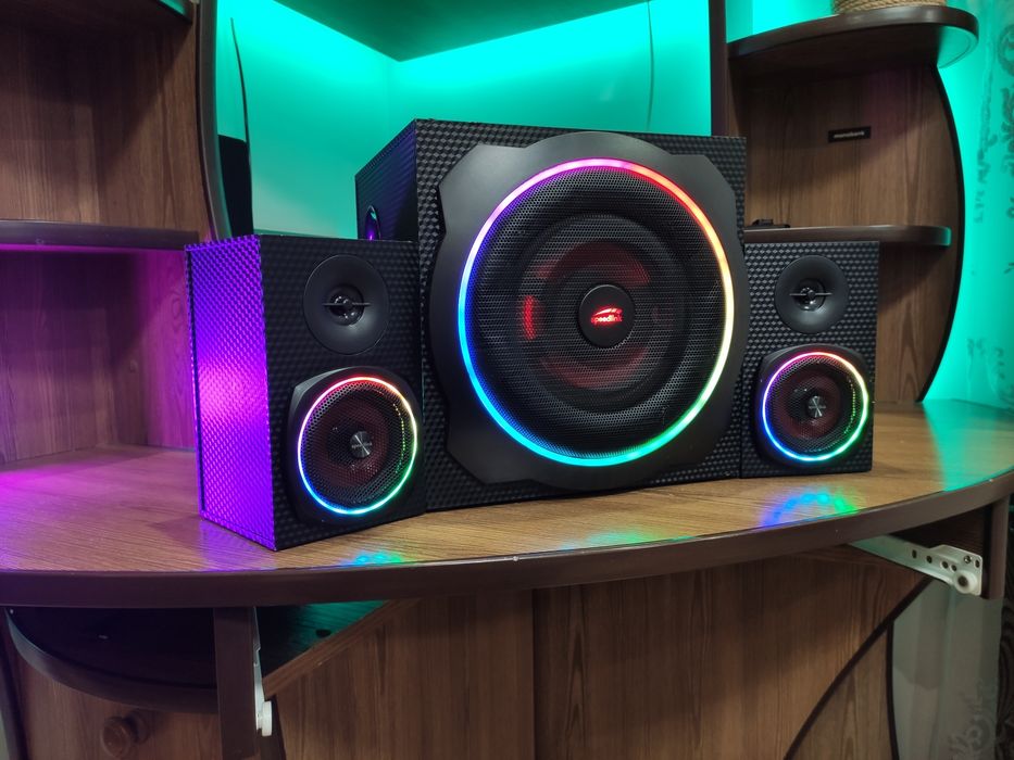 Акустична система 2.1 RGB Speedlink Avenza SL-830103-BK саб колонки