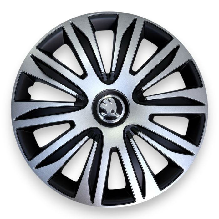 Колпаки на колеса Nardo silver black черние металик ковпаки чорні