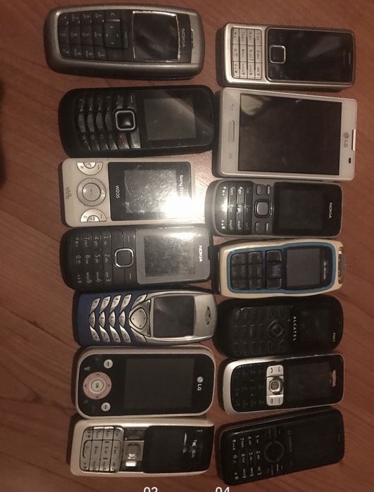 7 telemoveis maioria a funcionarem