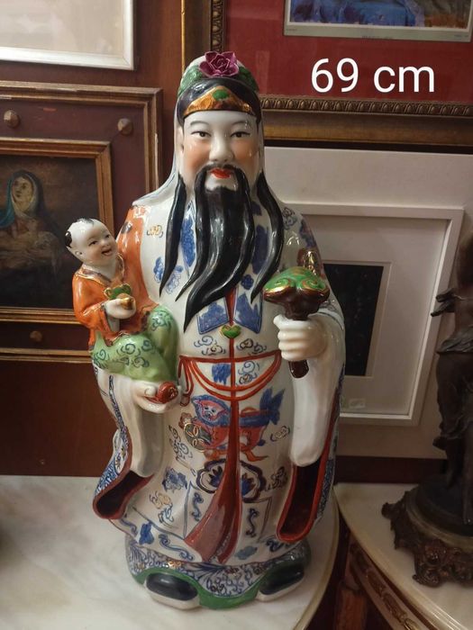 Divindades Chinesas Cerâmica