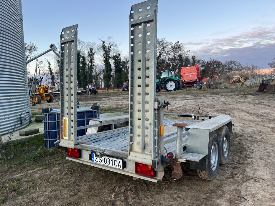 Przyczepa Wiola W2 do minikoparki 2011r koparki