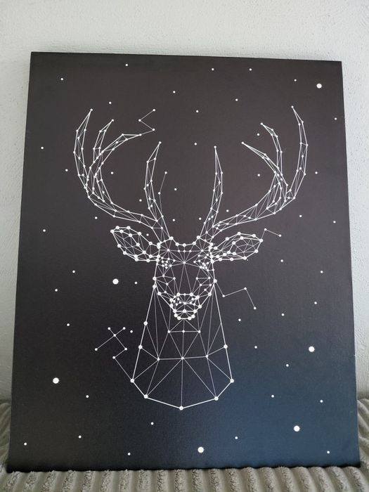 Obraz LED  styl skandynawski