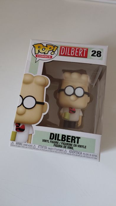 Pop comic Dilbert figure