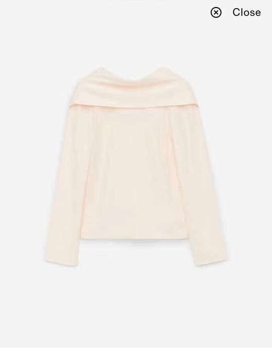 Блуза Arket Draped Neck Top — нова