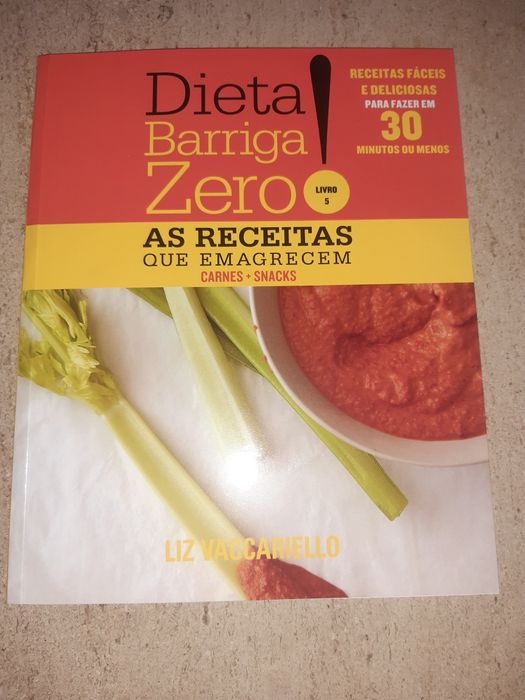 Coleção de 6 livros  Dieta Barriga Zero!