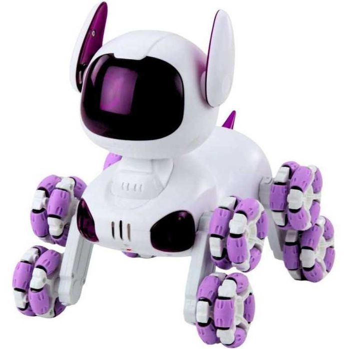Собака Робопес TOOBY. Щенок Тоби! Интерактивная игрушка Восьмиколесная