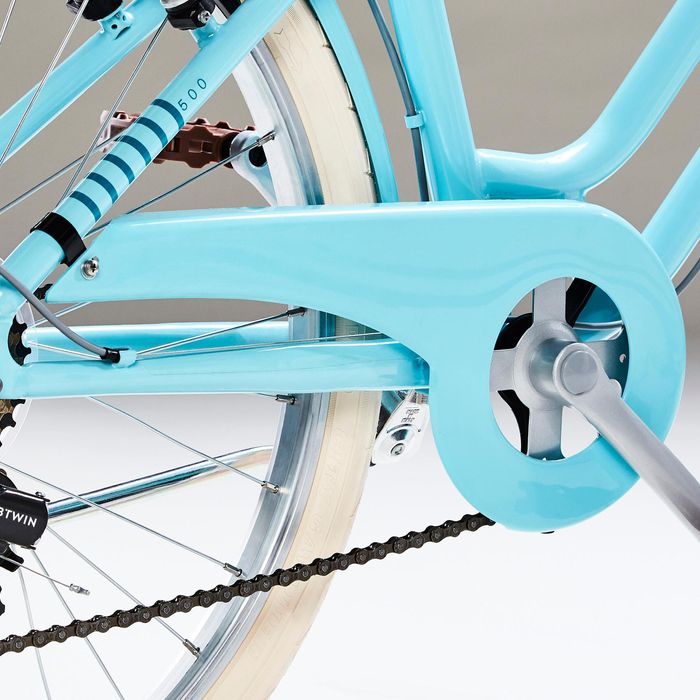 BICICLETA DE CIDADE DE CRIANÇA BTWIN 500 24 POLEGADAS 9-12 ANOS