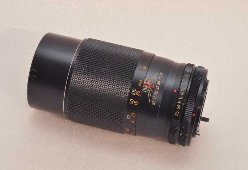 Objectiva Kenlock 200 mm f/3.5 para camaras Canon