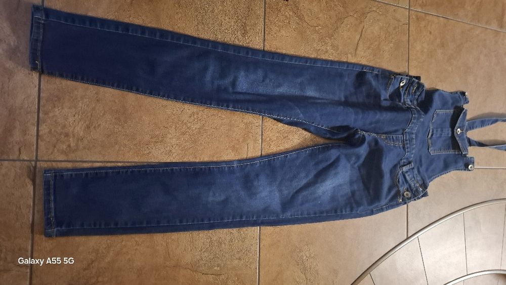 Spodnie ogrodniczki rurki, sexowne