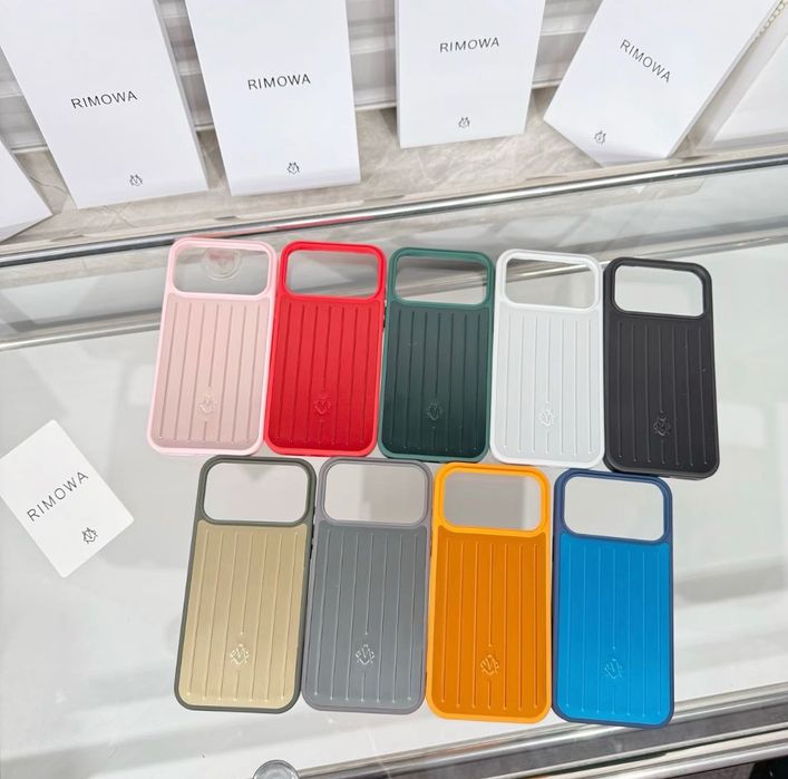 Чохол на iPhone Rimowa 17 pro max кейс римова сільвер