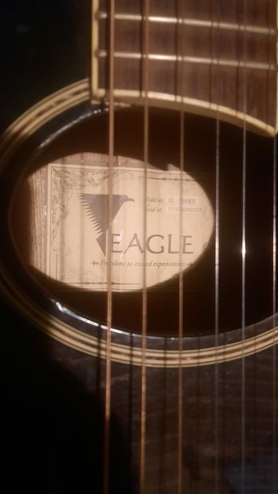 Viola semi-acustica eagle gl-36bkb