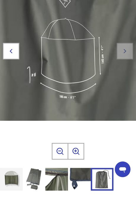 Avançado para guarda-chuva de pesca Decathlon