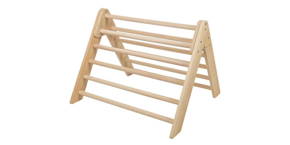 PLAYTIVE TRÓJKĄT DO WSPINACZKI drabinka drewno bukowe  2+