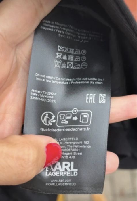 Blazer karl Lagerfeld veste 52