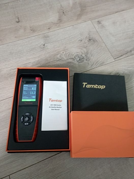 Датчики-вимірювач якості повітря Temtop 9 в 1, TVOC PM2.5 PM10 HCHO, A