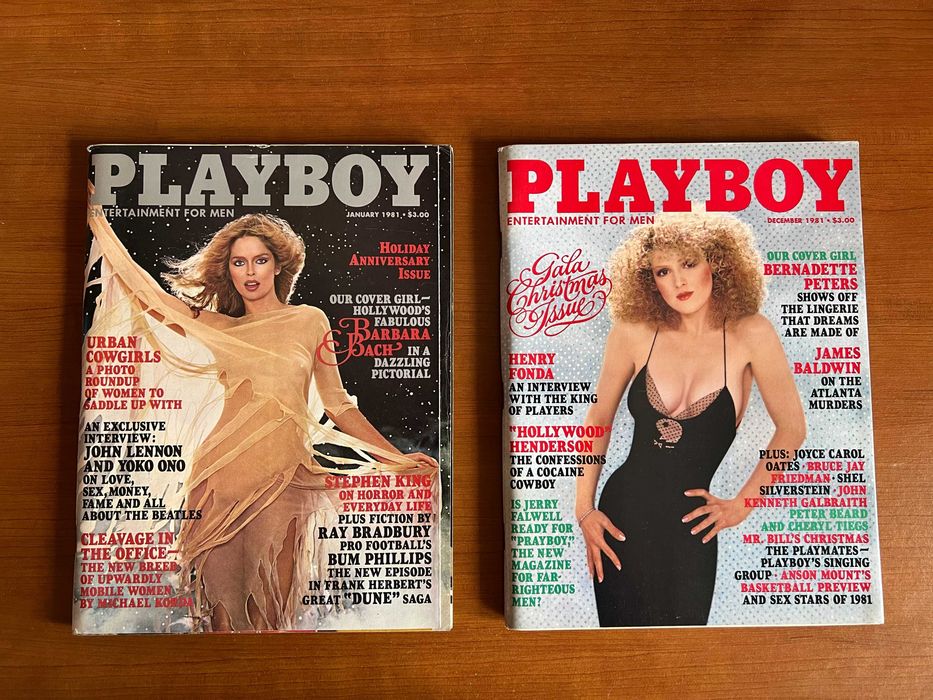 Винтажные журналы Playboy США 1981