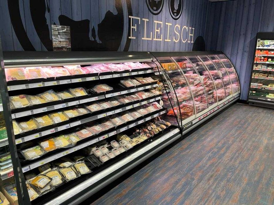 Регал холодильний гірка пристінна стелаж двері виносний б.у б.в регали