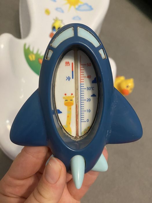 Гірка підставка для купання немовлят термометр градусник каченя