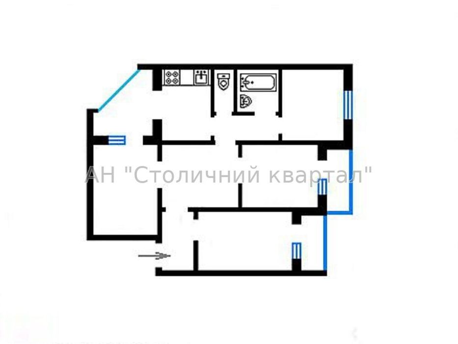 метро Житомирська Чотирикімнатна Пушиної 49