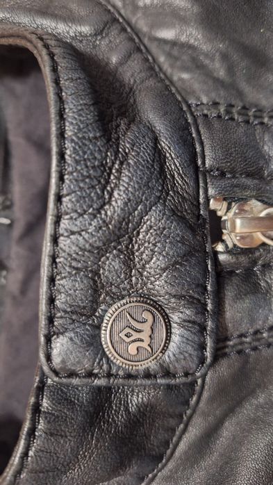 Кожаная куртка. Blue Monkey