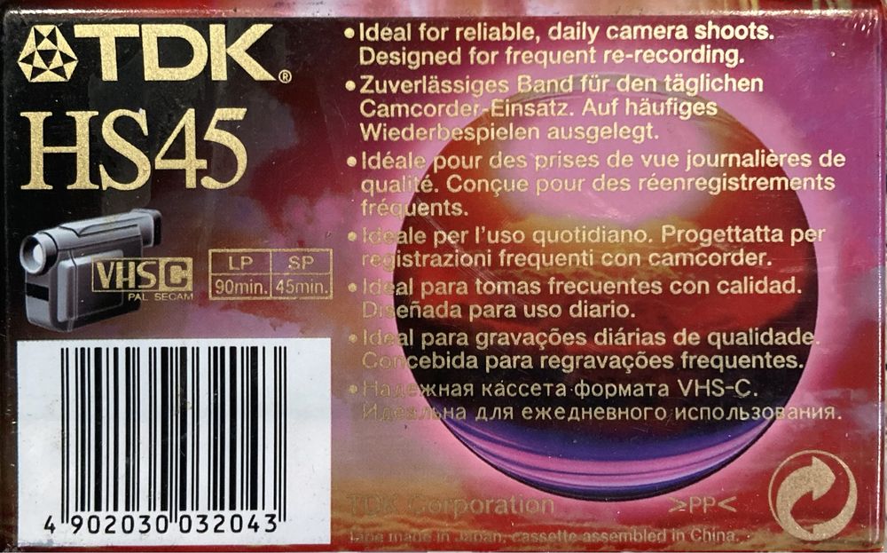 Cassetes para câmeras