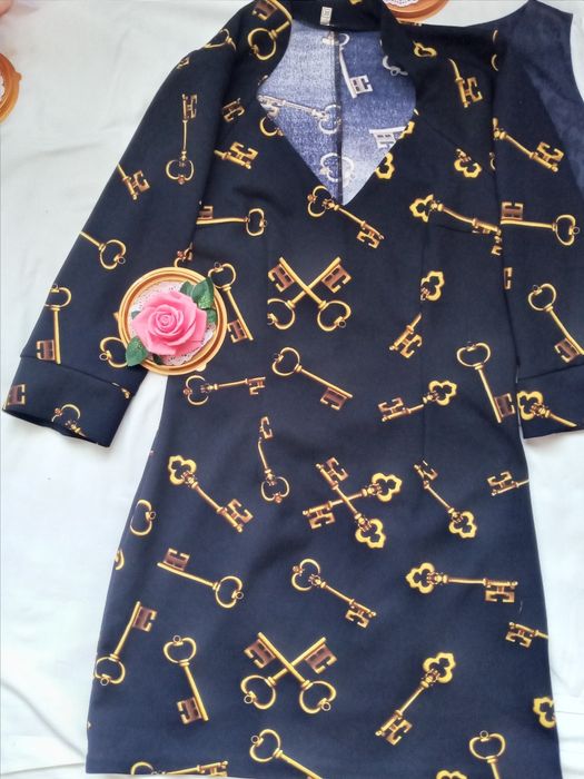 Женское платье с принтом