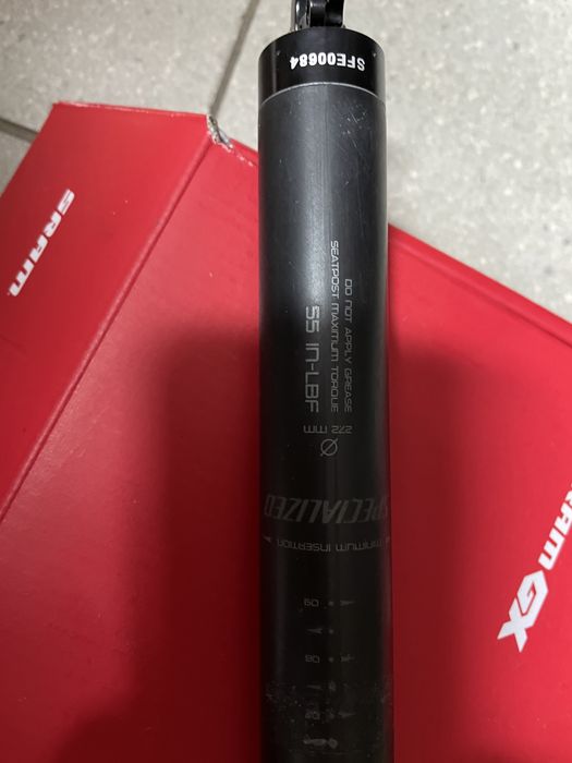 Specialized sztyca karbonowa opuszczana 350mm, 27,5mm