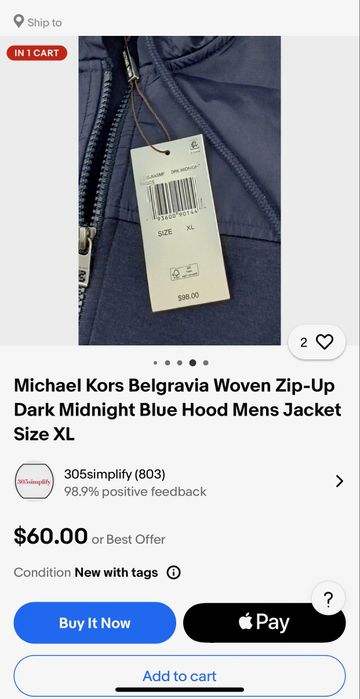 Оригінальна Кофта Michael Kors чоловіча
