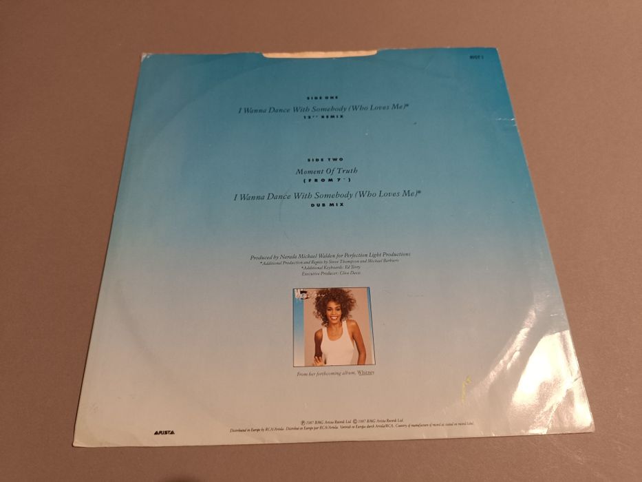 Whitney Houston, 1press UK, 1987, Rare single