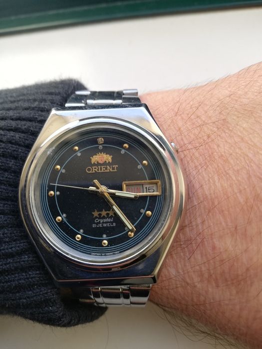 Orient 3 star cristal, Automático 21 rubis