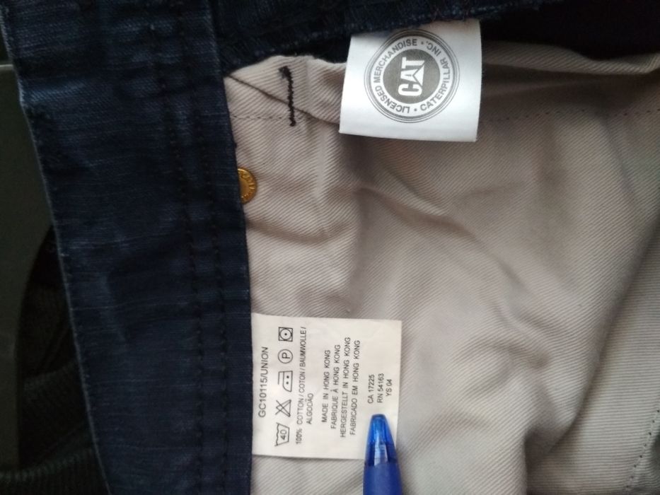 Caterpillar CAT jeans spodnie jeansowe streetwear skate