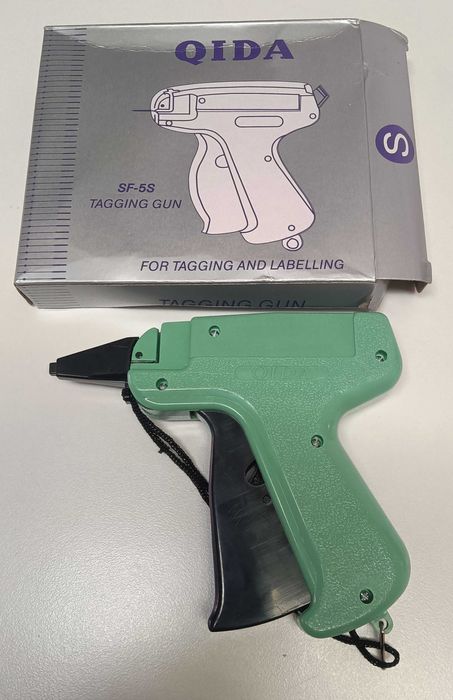 Pistola de etiquetagem com grampos e agulhas (Nova)