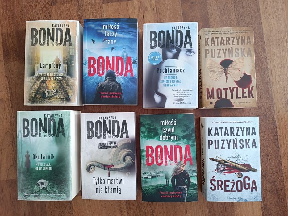Zestaw książek - K. Bonda, K. Puzyńska