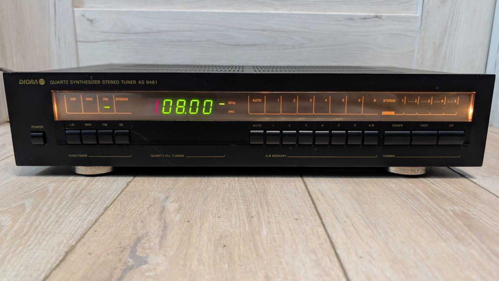 Tuner Unitra DIORA AS 9461 ! 100 % Sprawny BDB ! CYFROWY ZEGAR! OKAZJA