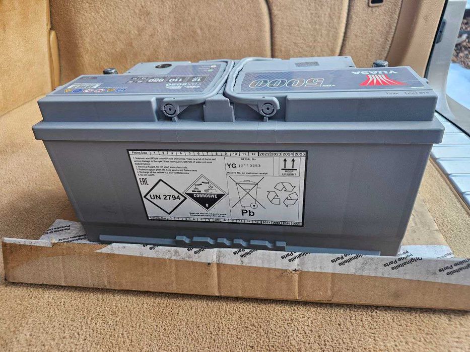 НОВЫЙ аккумулятор Yuasa YBX5000 Performance SMF YBX5020 110Ah 950AR+