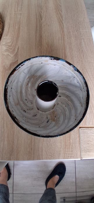 Forma do babki lata 50 te emaliowane niemiecka 20 cm antyk