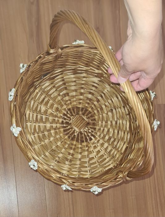 Cesta de verga para casamento ou baptizado 39 cm o