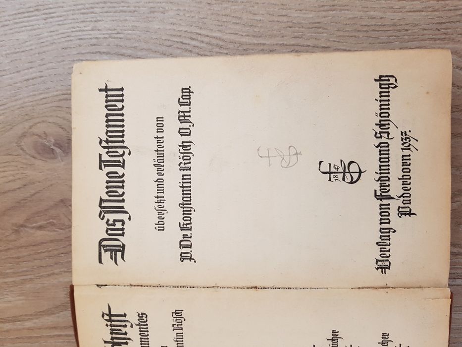 Biblia Nowy Testament 1937r