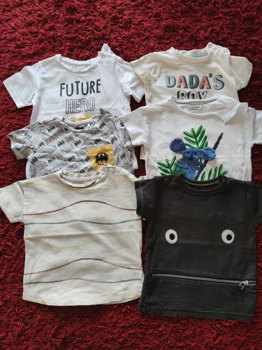 Koszulki chłopięce 74-80