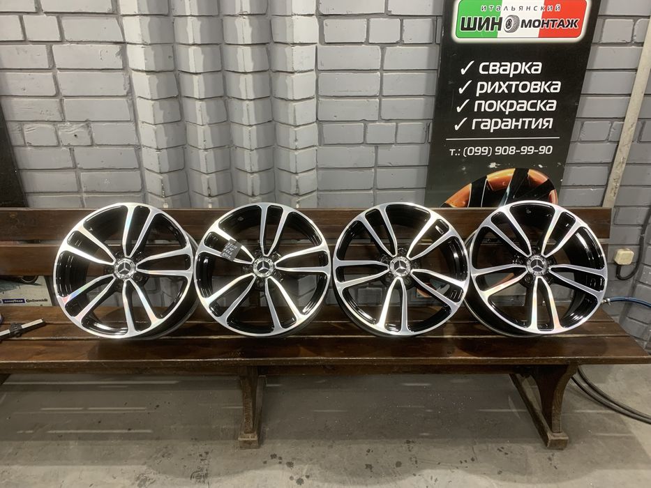 99 Литые немецкие диски Mercedes 5/112 R18 et45