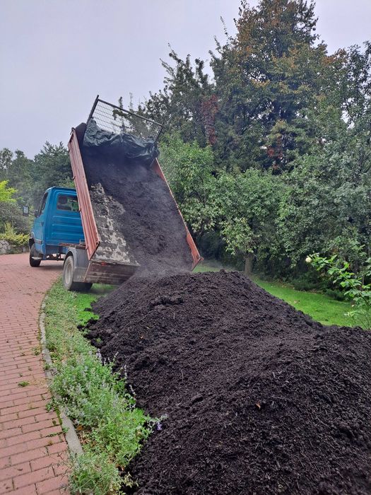Kompost pod rośliny, pod warzywa, pod trawnik, dostawa Kraków i okolice