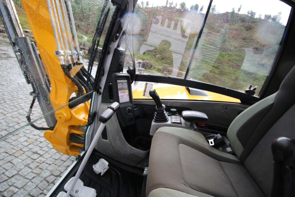 Mini Giratória Wacker Neuson ET 65 Balde Limpeza Hidráulico luzes 360