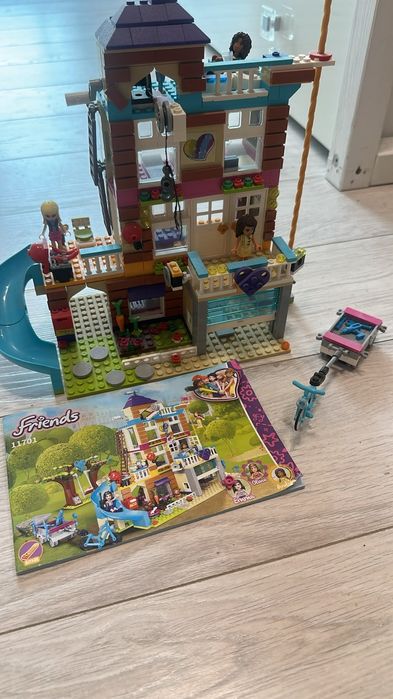 Klocki Konstrukcyjne Dom Przyjaźni Pasują Do Hotelu Zabawki Diy Z Figurkami Klocki Dla Dzieci