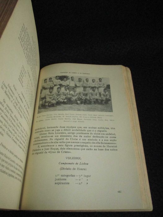 Livro Factos Nomes e Números da História de Os Belenenses MUITO RARO