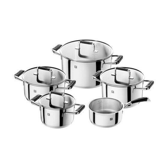 Набір каструль Zwilling Simplify - індукція - нержавіюча сталь - 9 еле