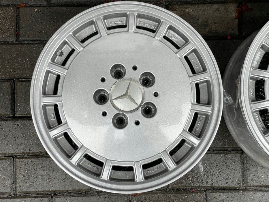alu felgi mercedes 15 gullideckel 7j et44 w124 oryginał
