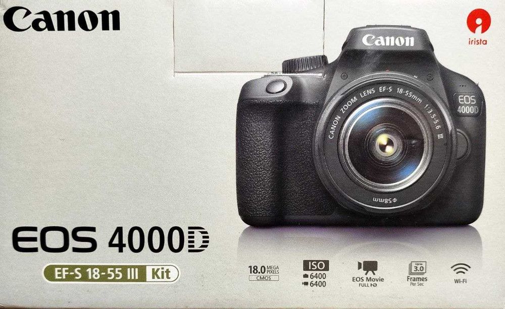 Цифровий фотоапарат Canon EOS 4000D EF-S 18-55mm