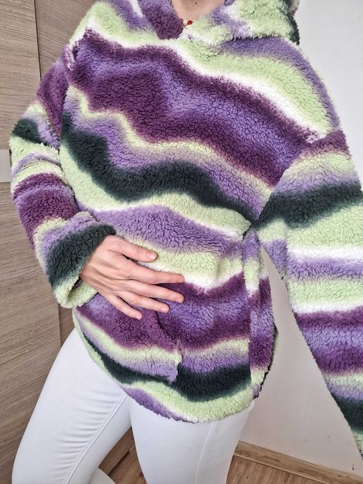 Bluza futrzak kolorowa L/XL
