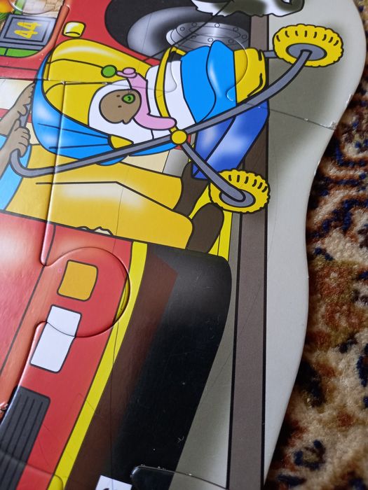Puzzle podłogowe autobus 15 elementów
